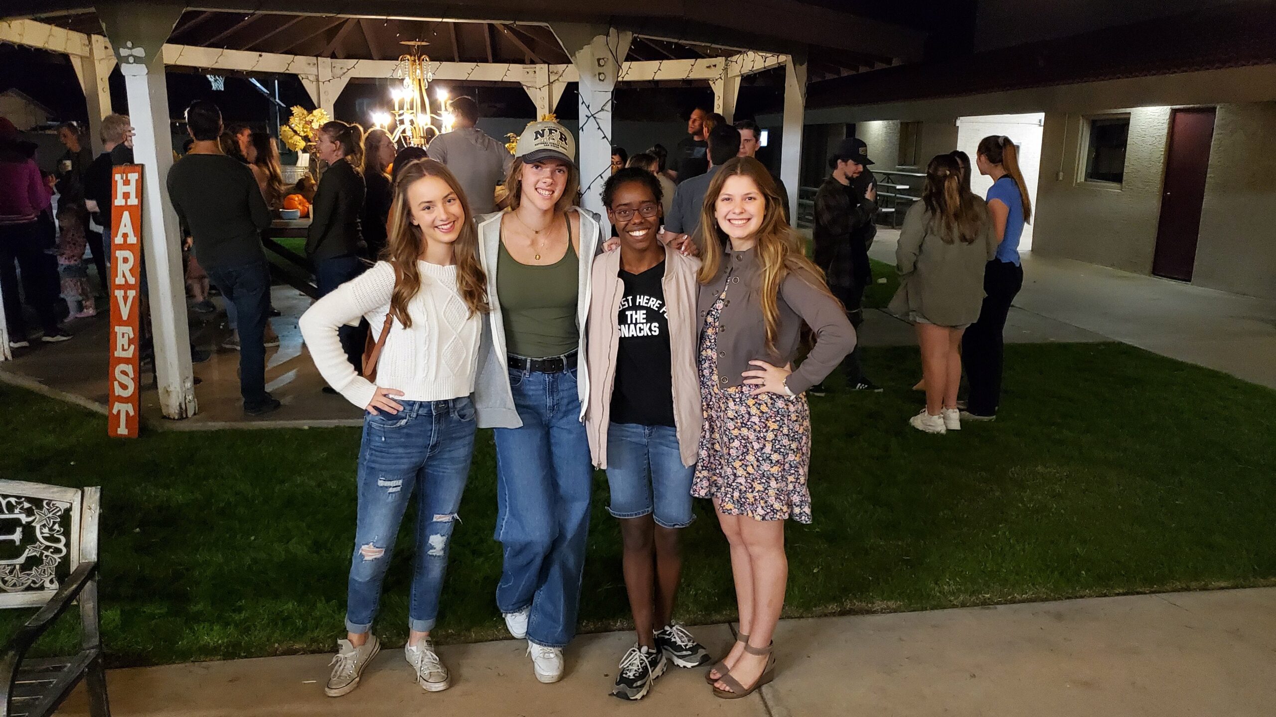 group of young women