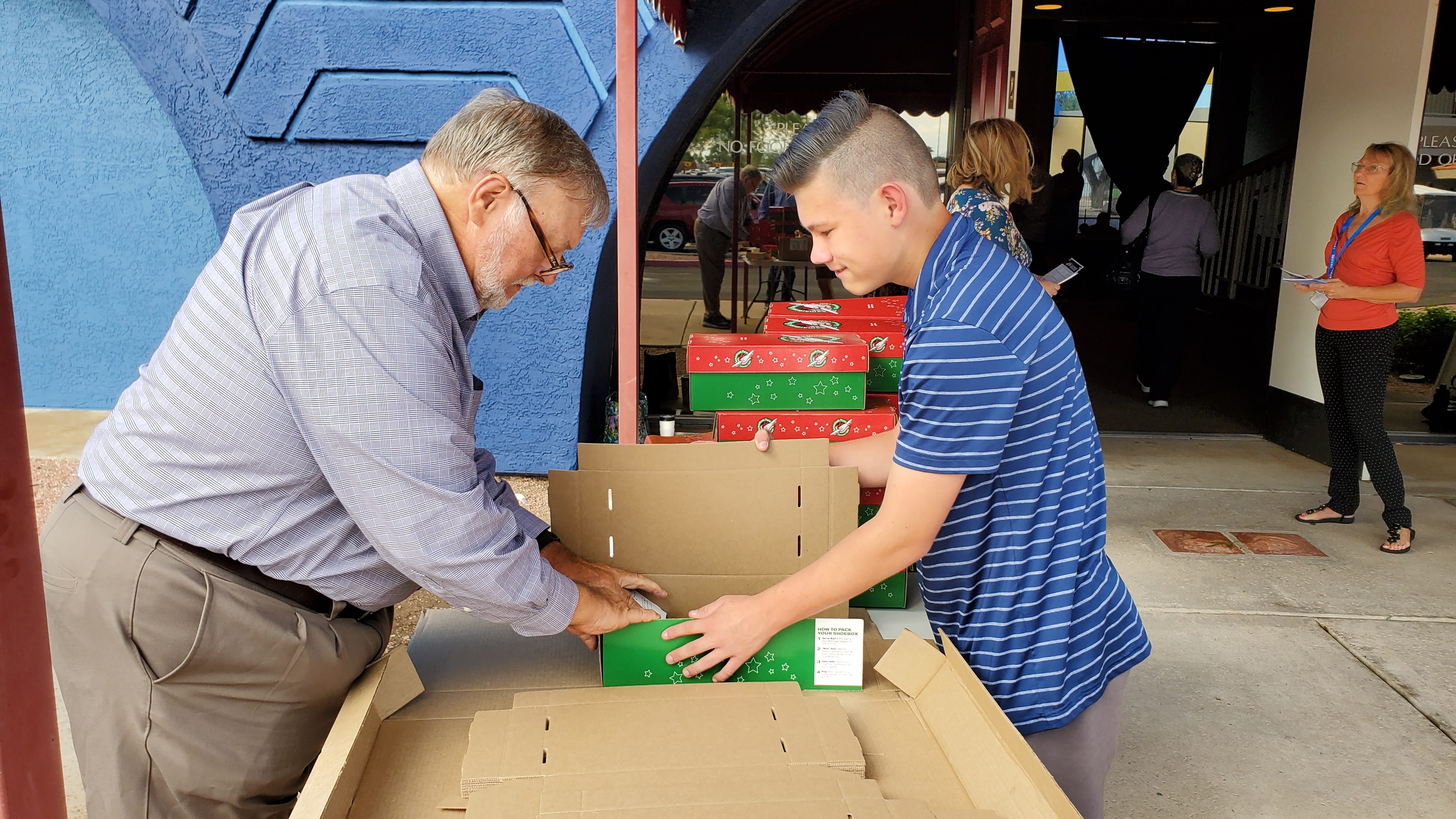 Operation Christmas Child boxes