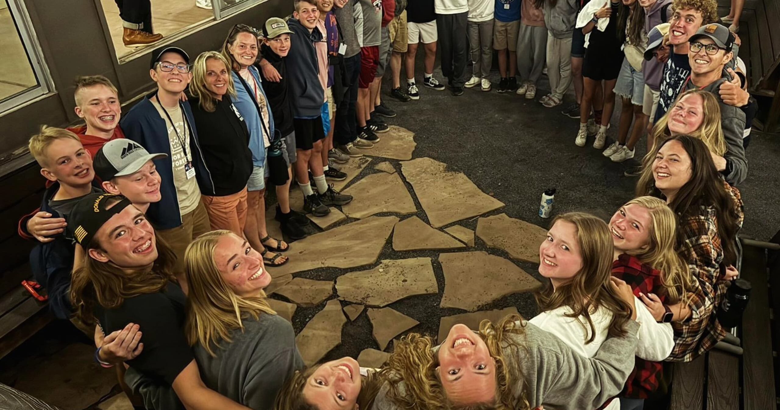 Student Group in a circle
