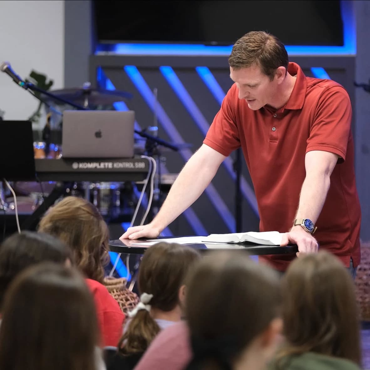Youth Pastor Preaching