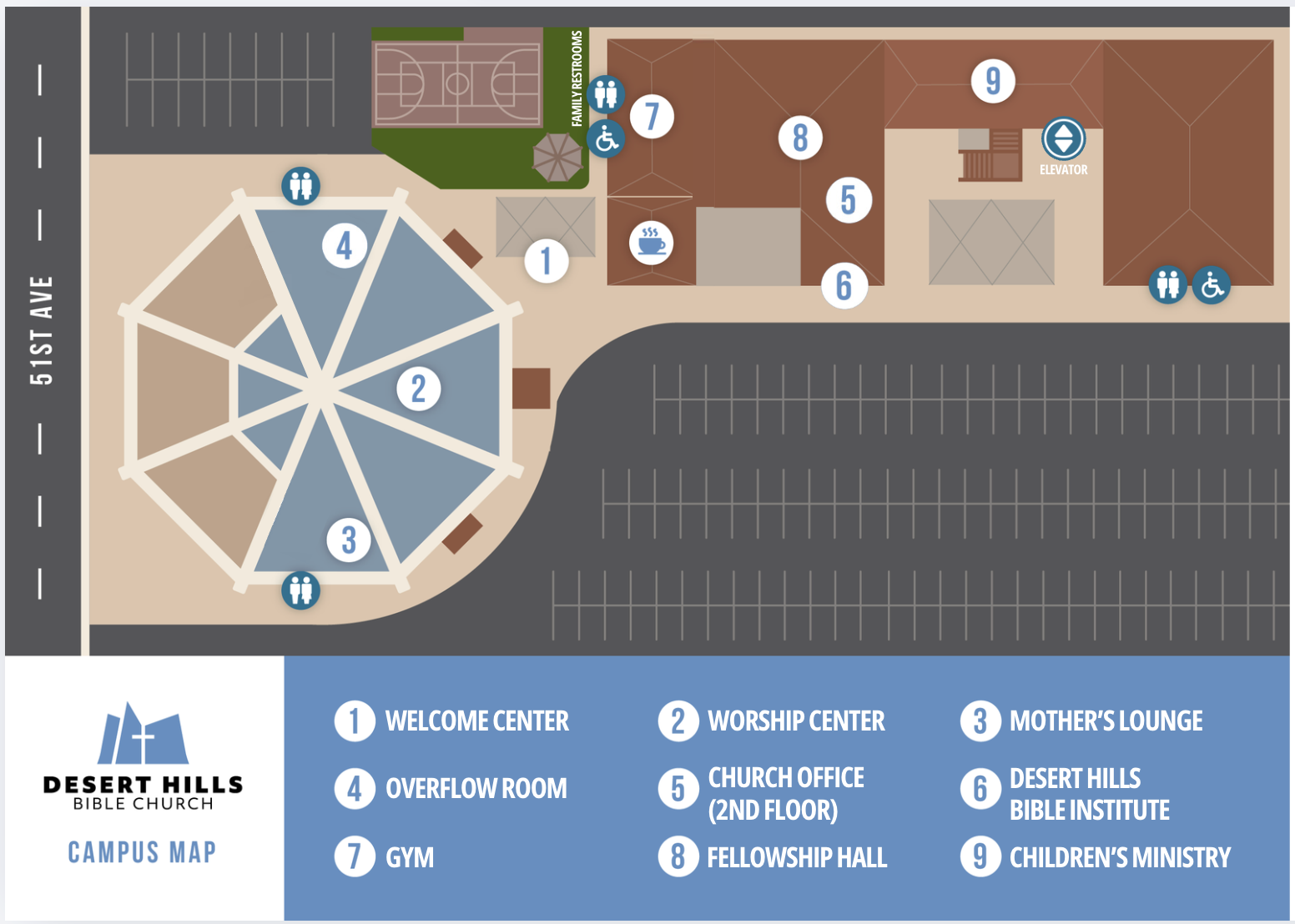 DHBC campus map