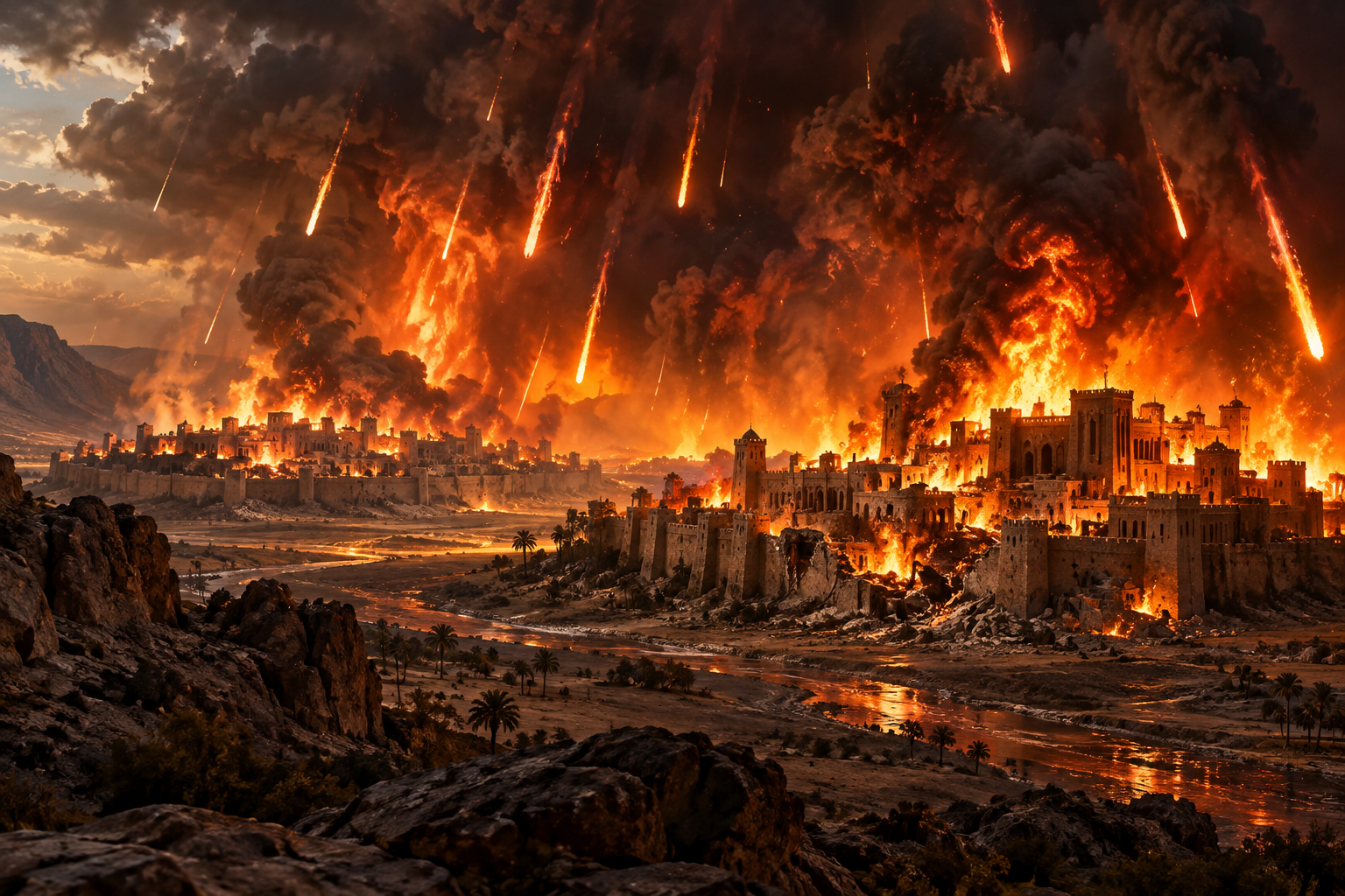 Sodom and Gomorrah Ablaze